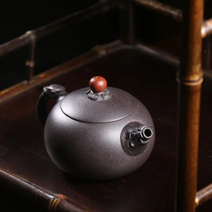 Zanghutianxia Purple Clay Teapot Yixing Famous Dai Chengguang Handmade Teapot Starry Sky Xi Shi Opportunity Knocks Opportunity K