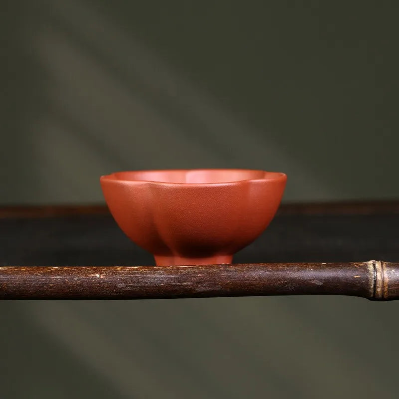 Zanghutianxia Purple Sand Kung Fu Tea Cup Master Cup Single Cup Flower Cup Tea Bowl Single Tea Cup Tea Cup Five Blessing Cup
