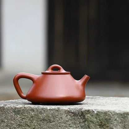 Zanghutianxia Small Capacity Yixing Purple Clay Pot Handmade Household Teapot Pear Skin Dahongpao Tea Kung Fu Tea Set Ziye Stone