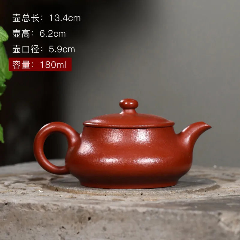 Zanghutianxia Small Capacity Yixing Purple Sand Pot Handmade Purple Sand Tea Set Raw Ore Coarse Sand Dahongpao Tea Household Tea