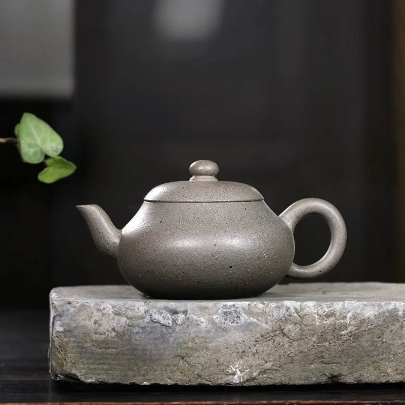 Zanghutianxia Small Capacity Yixing Zisha Teapot Handmade Kung Fu Tea Set Early Laoqing Plaster Handmade Teapot Junde Tea Pot Ju