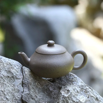 Zanghutianxia Small Capacity Yixing Zisha Teapot Handmade Kung Fu Tea Set Early Laoqing Plaster Handmade Teapot Junde Tea Pot Ju