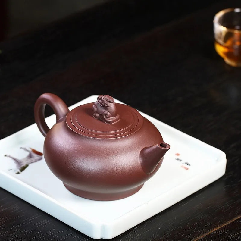 Zanghutianxia [Special Offer] Yixing Famous Purple Clay Teapot Handmade Raw Ore Teapot Teapot Kung Fu Tea Set