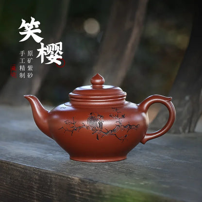 Zanghutianxia Yixing Famous Handmade Purple Clay Pot National Senior Worker Fan Xiufang Raw Ore Purple Cinnabar Sand Series Work