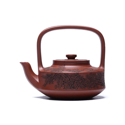 Zanghutianxia Yixing Famous Purple Clay Teapot National High-Tech Pure Handmade Tea Set Large Capacity Teapot Bottom Trough Clea