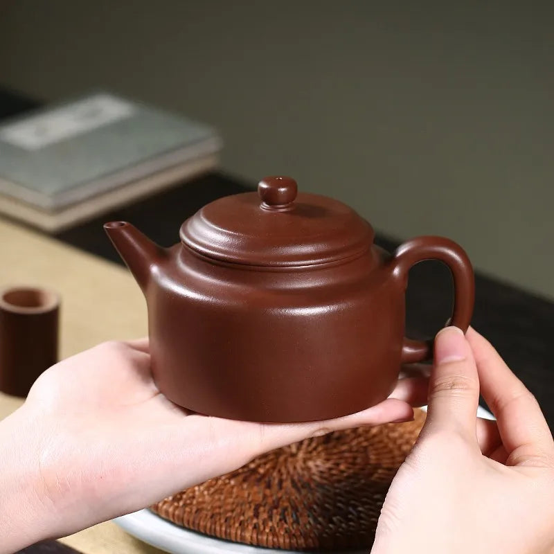 Zanghutianxia Yixing Famous Teapot Handmade Teapot Single Teapot Purple Sand Tea Set Raw Ore Deep Well Old Yixing Clay Dezhong T