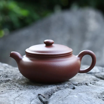 Zanghutianxia Yixing Famous Teapot Tea Set Handmade Teapot Single Teapot Bottom Trough Clear Jingzhou Antique Handmade Large Mou