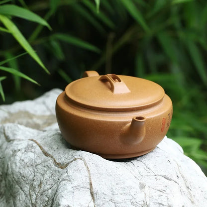 Zanghutianxia Yixing Famous Zisha Teapot Handmade Master Teapot Raw Ore Descending Slope Mud Handmade Zisha Tea Set Large Mouth