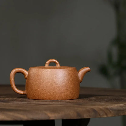 Zanghutianxia Yixing Purple Clay Pot Hand-Carved Small Capacity Teapot Raw Ore Colorful Section Sand Household Kung Fu Tea Set W