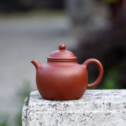 Zanghutianxia Yixing Purple Clay Pot Handmade High-Grade Teapot Raw Ore Old Zhu Clay Kung Fu Teaware Single Pot Ancient Incense