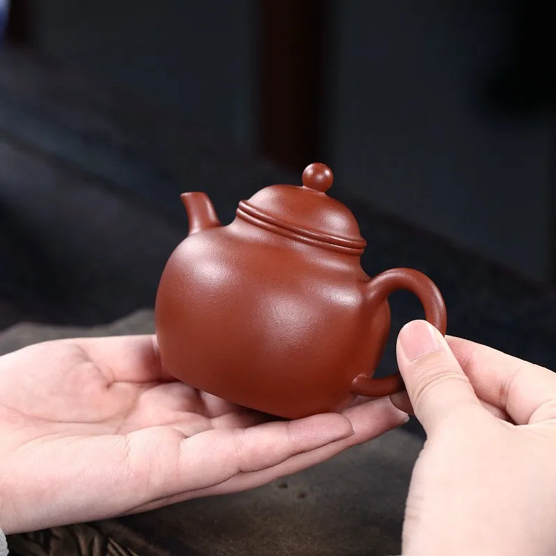 Zanghutianxia Yixing Purple Clay Pot Handmade High-Grade Teapot Raw Ore Old Zhu Clay Kung Fu Teaware Single Pot Ancient Incense