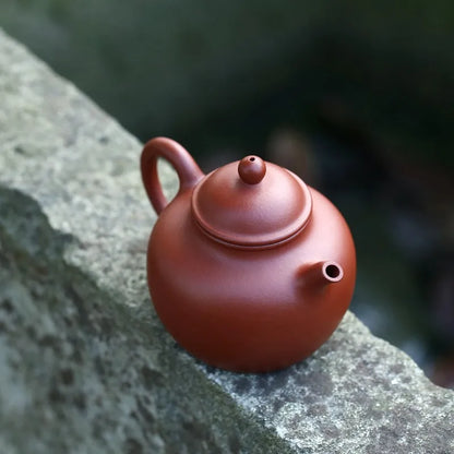 Zanghutianxia Yixing Purple Clay Pot Handmade High-Grade Teapot Raw Ore Old Zhu Clay Kung Fu Teaware Single Pot Ancient Incense