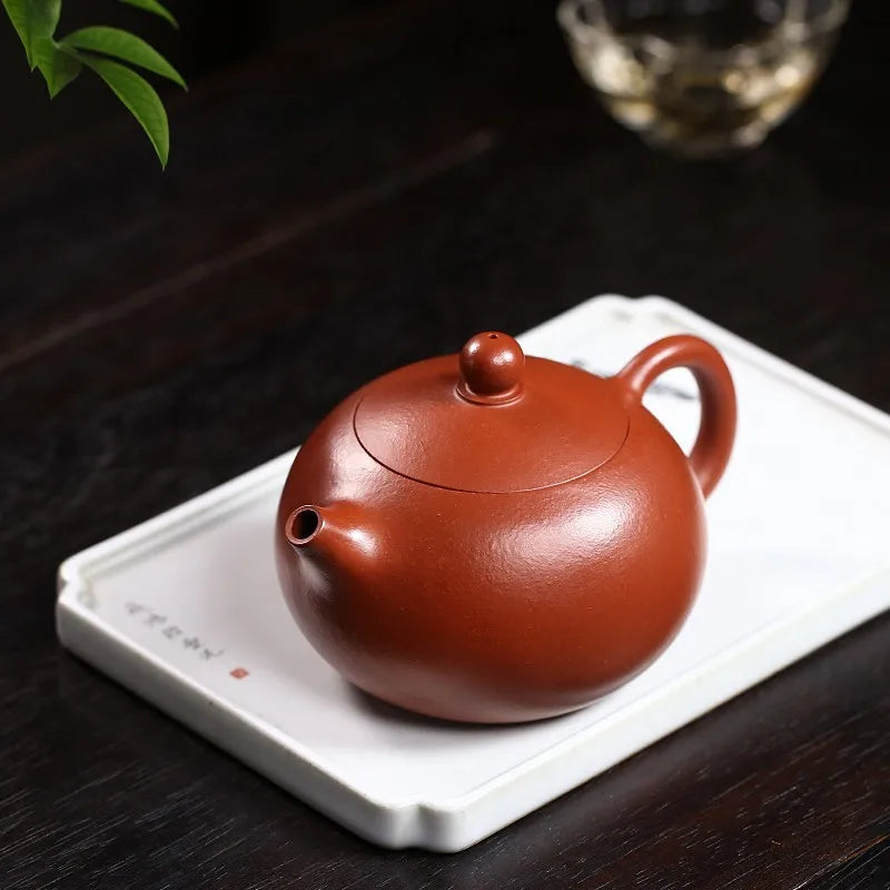 Zanghutianxia Yixing Purple Clay Pot Handmade Household Kung Fu Tea Set Raw Ore Dahongpao Tea Teapot Cagai Xishi Xi Shi Pot