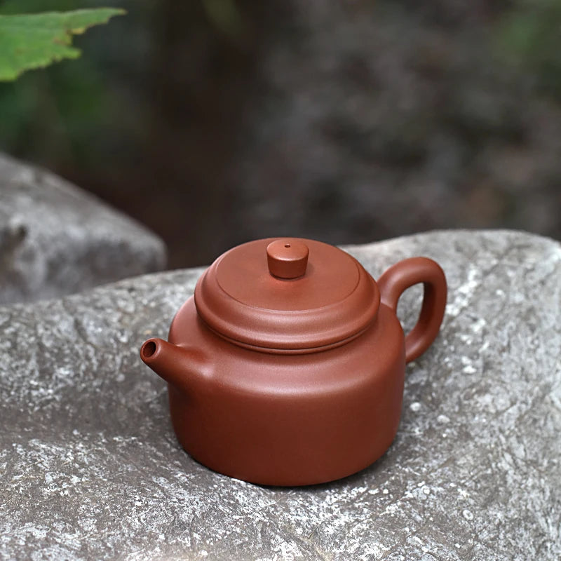 Zanghutianxia Yixing Purple Clay Pot Handmade Household Teapot Single Teapot Raw Ore Bottom Trough Cleaning Kombucha with Dezhon