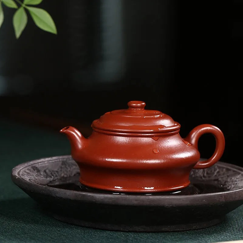 Zanghutianxia Yixing Purple Clay Pot Handmade Household Teapot Single Teapot Raw Ore Red Zhu Mud Small Capacity Kung Fu Tea Set