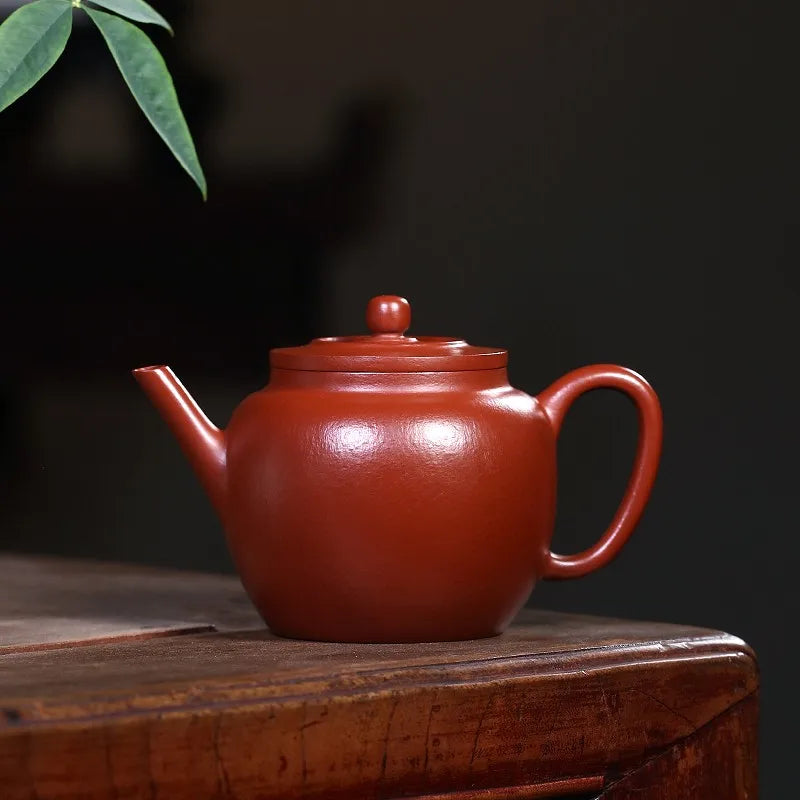 Zanghutianxia Yixing Purple Clay Pot Handmade Kung Fu Teaware Single Pot Raw Ore Red Zhu Mud Household Teapot GD