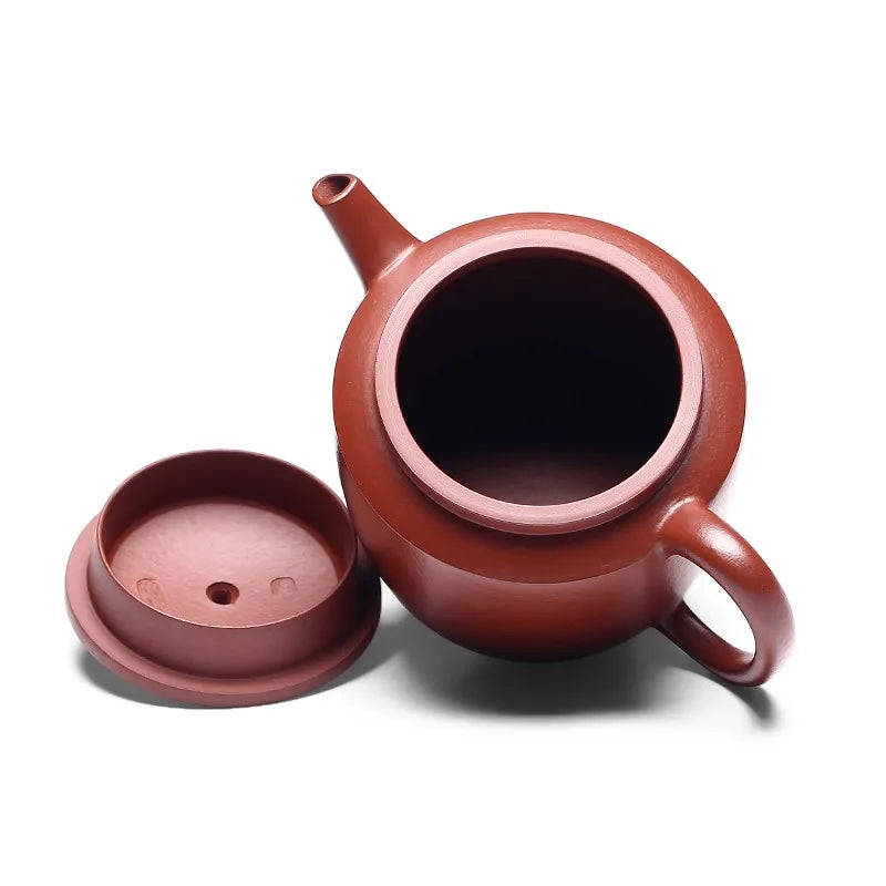 Zanghutianxia Yixing Purple Clay Pot Handmade Kung Fu Teaware Single Pot Raw Ore Red Zhu Mud Household Teapot GD