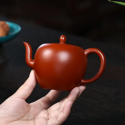 Zanghutianxia Yixing Purple Clay Pot Handmade Purple Sand Tea Set Raw Ore Red Zhu Mud Household Teapot Beauty Shoulder Pot Beaut