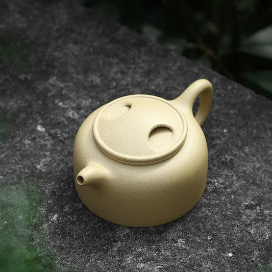 Zanghutianxia Yixing Purple Clay Pot Handmade Purple Sand Teaware Single Pot Raw Ore Benshan Green Mud Teapot Cow Cover Pot Cow