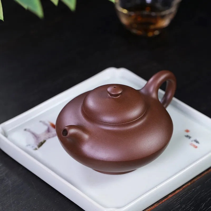 Zanghutianxia Yixing Purple Clay Teapot Handmade Kung Fu Tea Set Old Yixing Clay Household Teapot Hehuanhu Hehuan