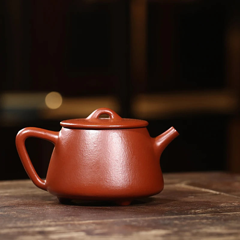 Zanghutianxia Yixing Purple Clay Teapot Handmade Kung Fu Tea Set Raw Ore Red Zhu Mud Household Teapot High Shipiao Teapot High S