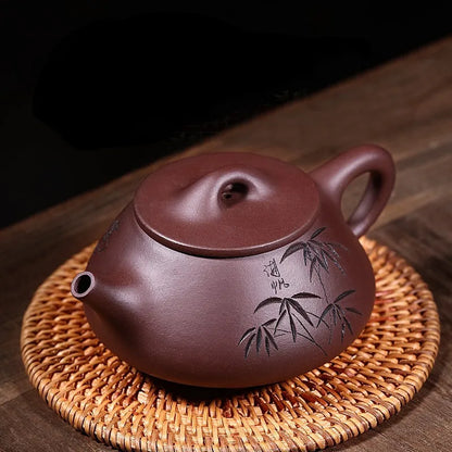 Zanghutianxia Yixing Purple Clay Teapot Handmade Shipiao Teapot Gongfu Teapot Tea Set