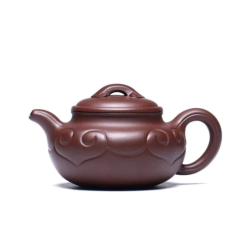 Zanghutianxia Yixing Purple Clay Teapot Handmade Teapot Crude Ore Old Purple Clay Handmade High-End Kung Fu Tea Set Ruyi Archaiz