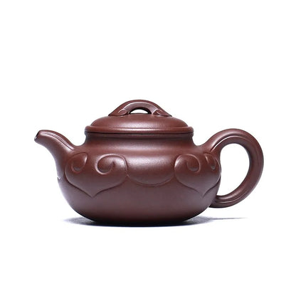 Zanghutianxia Yixing Purple Clay Teapot Handmade Teapot Crude Ore Old Purple Clay Handmade High-End Kung Fu Tea Set Ruyi Archaiz