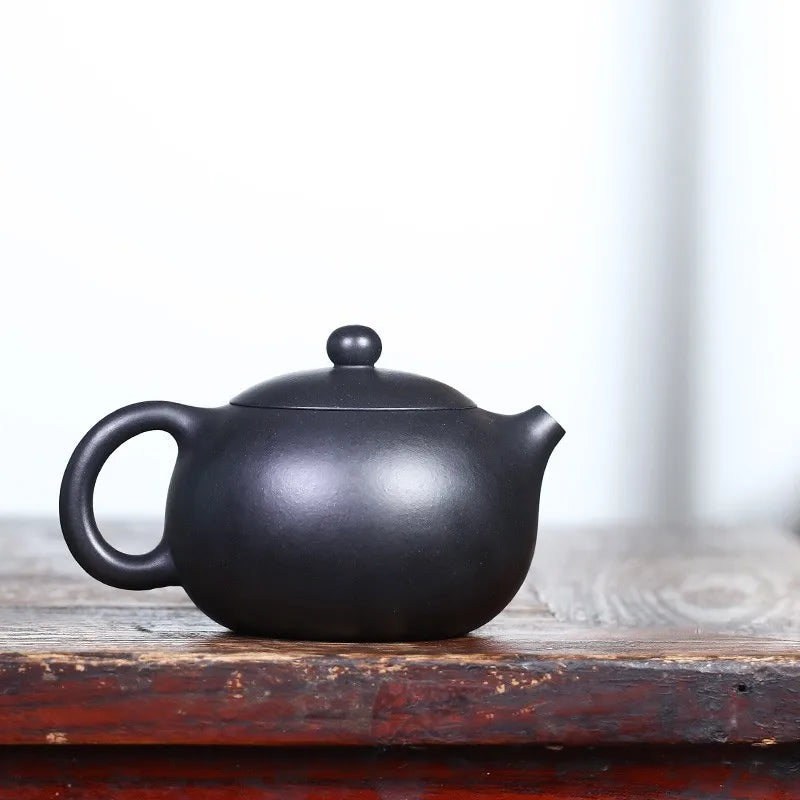 Zanghutianxia Yixing Purple Clay Teapot Handmade Teapot Single Teapot Raw Ore Purple Clay Gray Chinese Style Teapot Xi Shi Pot X