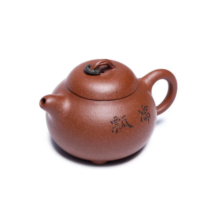 Zanghutianxia Yixing Purple Clay Teapot Tea Set Factory I Old Artist Handmade Carved Teapot Raw Ore Descending Slope Mud