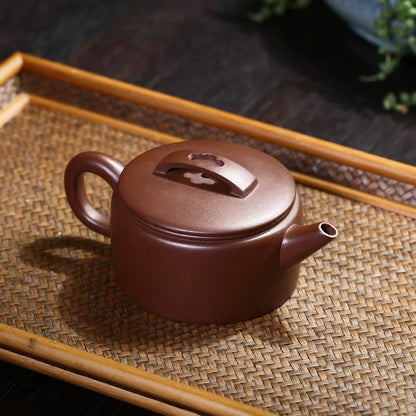 Zanghutianxia Yixing Purple Clay Teapot Tea Set Handmade Teapot Single Teapot Raw Ore Purple Clay Mansheng 18 Style Handmade Lar