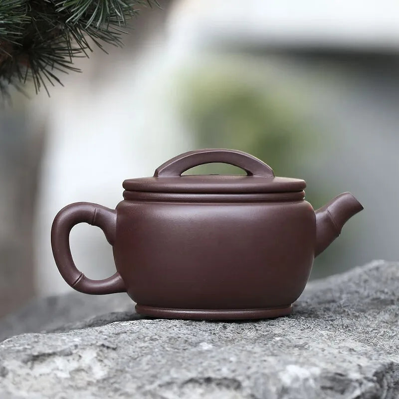 Zanghutianxia Yixing Purple Sand Pot Handmade Household Teapot Raw Ore High Temperature Old Yixing Clay Purple Sand Teaware Sing