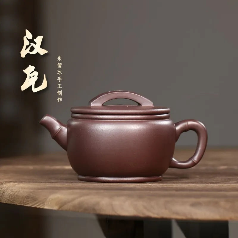 Zanghutianxia Yixing Purple Sand Pot Handmade Household Teapot Raw Ore High Temperature Old Yixing Clay Purple Sand Teaware Sing