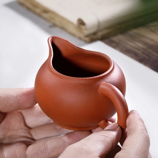 Zanghutianxia Yixing Purple Sand Pot Purple Sand Sundries Yixing Clay Tea Pitcher Purple Clay Small Cup with Pot Tea Pitcher 200