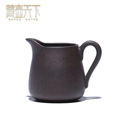 Zanghutianxia Yixing Purple Sand Pot Purple Sand Sundries Yixing Clay Tea Pitcher Purple Clay Small Cup with Pot Tea Pitcher 200