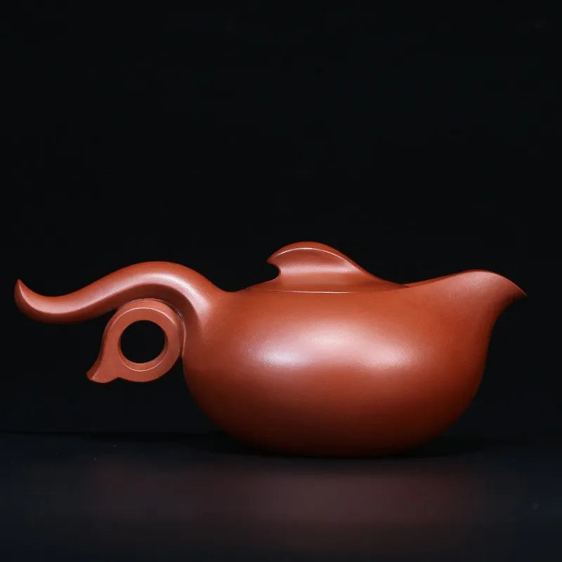 Zanghutianxia Yixing Purple Sand Teapot Handmade Collection Grade Purple Sand Tea Set Raw Ore Red Skin Dragon Full Handmade Larg