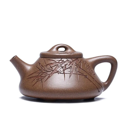 Zanghutianxia Yixing Shuanggao Gong Cooperation Zisha Teapot Famous Dongshi Handmade Carved Kung Fu Tea Set Handmade Teapot Segm