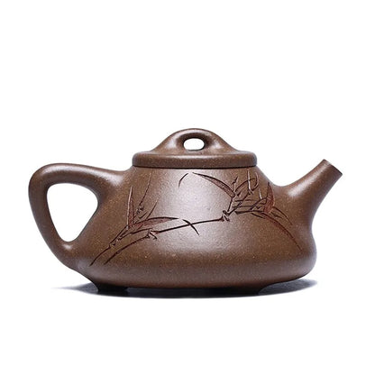 Zanghutianxia Yixing Shuanggao Gong Cooperation Zisha Teapot Famous Dongshi Handmade Carved Kung Fu Tea Set Handmade Teapot Segm