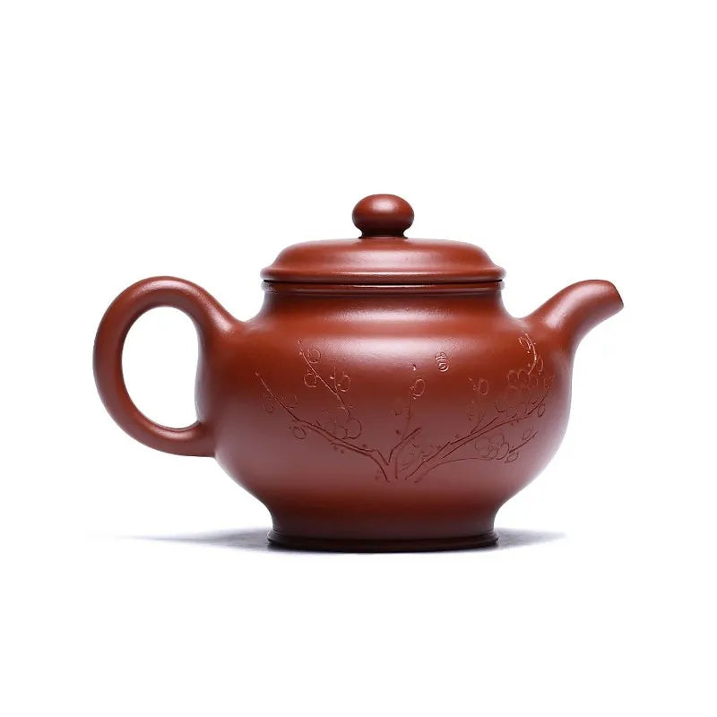 Zanghutianxia Yixing Zisha Teapot Hand-Carved Household Teapot Raw Ore Dahongpao Tea Zisha Tea Set