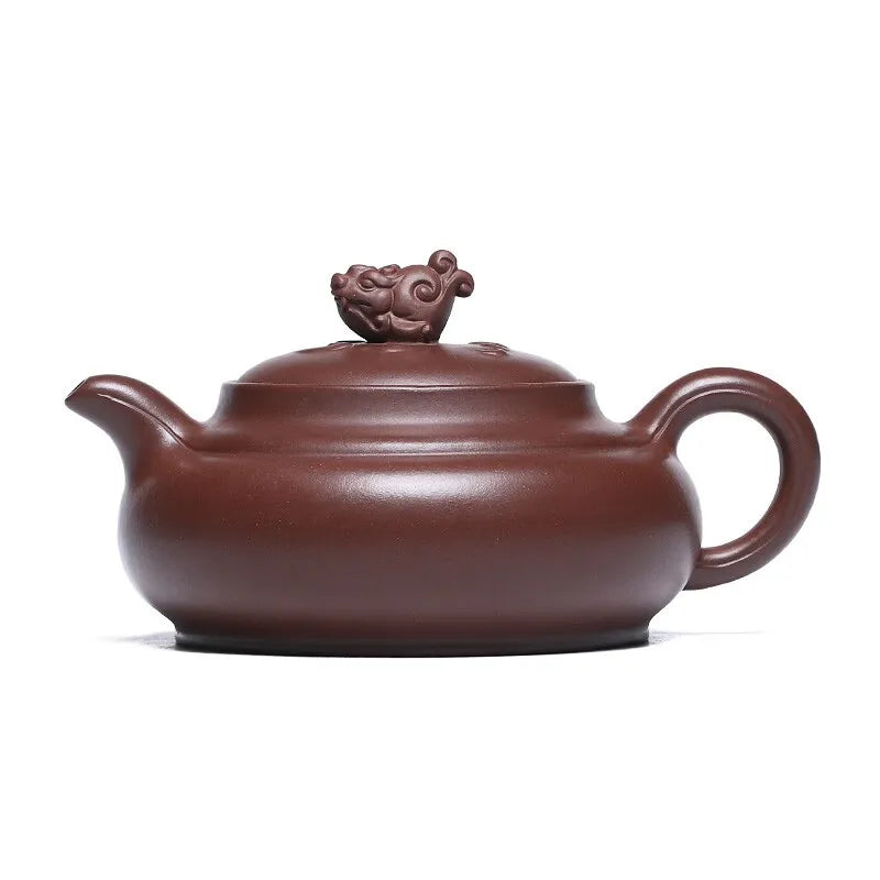 Zanghutianxia Yixing Zisha Teapot Handmade Carved Household Teapot Raw Ore High Temperature Old Yixing Clay Zisha Tea Set Ride t