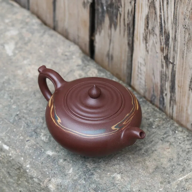 Zanghutianxia Yixing Zisha Teapot Handmade High-Grade Zisha Tea Set Raw Ore Purple Clay Handmade Teapot Yongquan Yongquan Pot