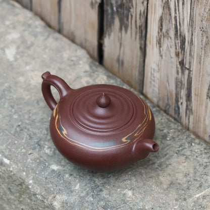 Zanghutianxia Yixing Zisha Teapot Handmade High-Grade Zisha Tea Set Raw Ore Purple Clay Handmade Teapot Yongquan Yongquan Pot