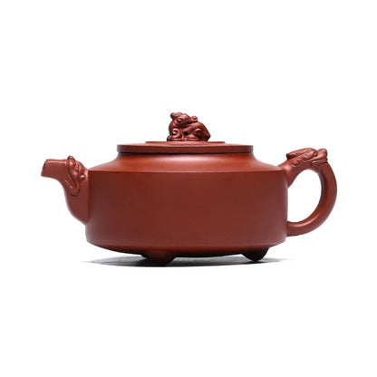 Zanghutianxia Yixing Zisha Teapot Handmade Household Teapot Raw Ore Red Plain Cement Zisha Tea Set Zhou Pan Tea Pot Week Plate