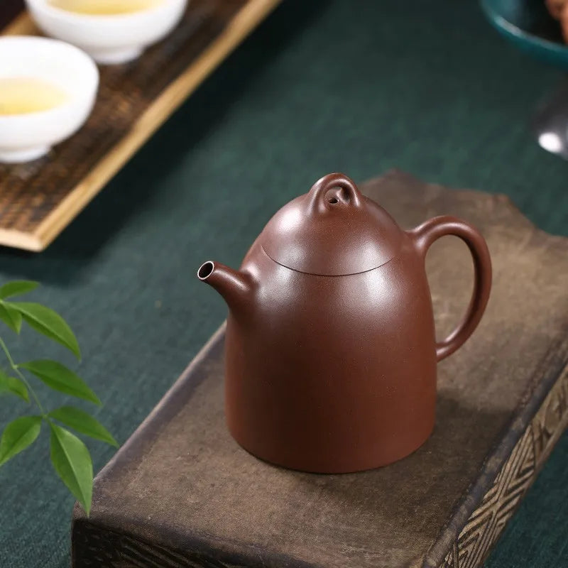 Zanghutianxia Yixing Zisha Teapot Handmade Kung Fu Teaware Single Pot Crude Ore Old Purple Clay Household Teapot Qin Quan Qin Qu