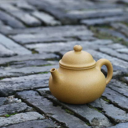 Zanghutianxia Yixing Zisha Teapot Handmade Large Capacity Teapot Raw Ore Gold Segment Mud Zisha Tea Set Rongtian Rongtian