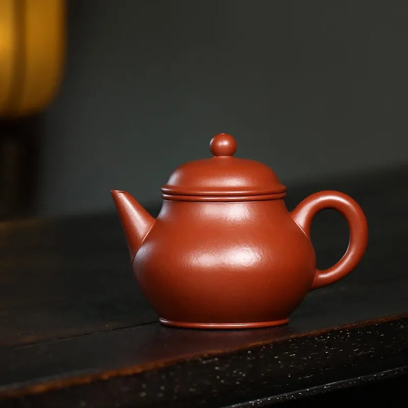 Zanghutianxia Yixing Zisha Teapot Handmade Teapot Raw Ore Pear Peel Dahongpao Tea Zisha Tea Set Handmade Guava Teapot Guava Leve