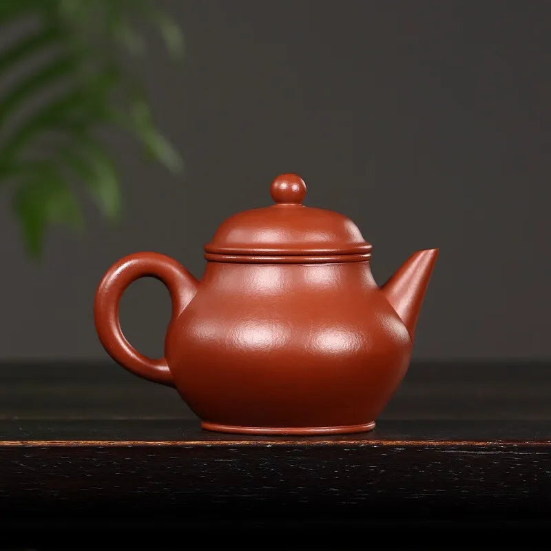 Zanghutianxia Yixing Zisha Teapot Handmade Teapot Raw Ore Pear Peel Dahongpao Tea Zisha Tea Set Handmade Guava Teapot Guava Leve