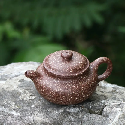 Zanghutianxia Yixing Zisha Teapot Handmade Zisha Tea Set 20 Mesh Co-Raw Ore Dragon Blood Sand Teapot Archaized Pot Antique