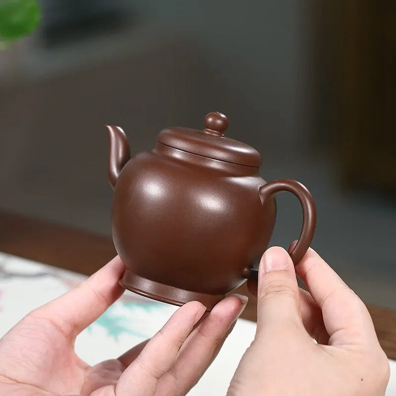 Zanghutianxia Yixing Zisha Teapot Handmade Zisha Tea Set Crude Ore Old Purple Clay Household Teapot Nanzhou Gaoshi Nanzhou Gaosh