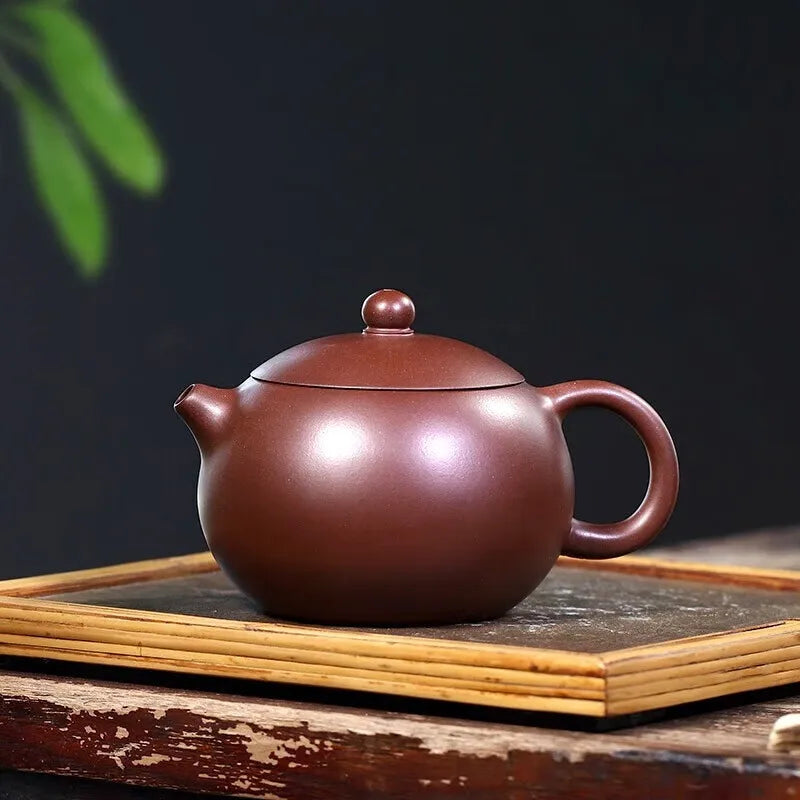 Zanghutianxia Yixing Zisha Teapot Handmade Zisha Tea Set Crude Ore Old Purple Clay Teapot Tea Making Household Xi Shi Pot Xi Shi